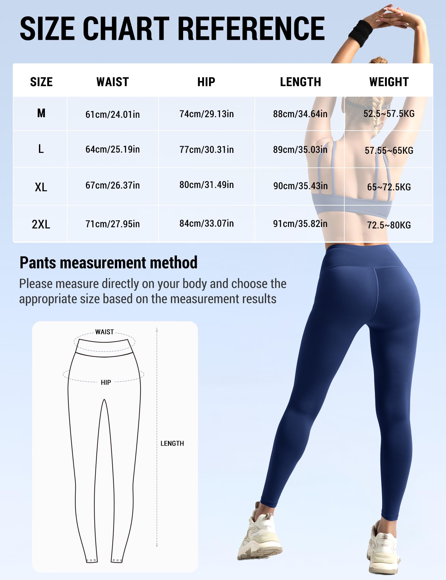 Venzina Yoga Pants for Women with High Waist Tummy Control and 4 Way Stretch | Squat Proof