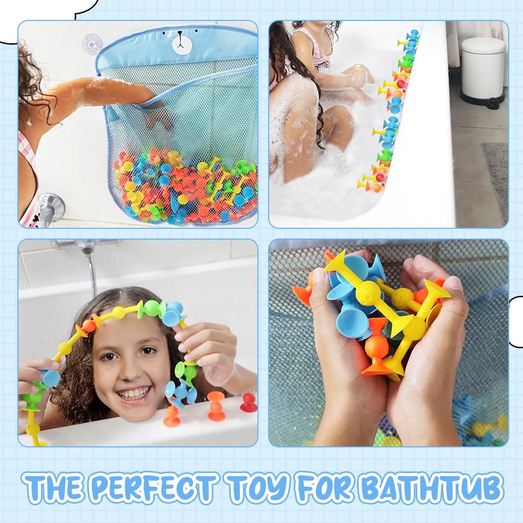 PATPAT Bathroom Shower Caddy Bag for Toiletries with Dual Hanging Loops and Quick Dry Mesh