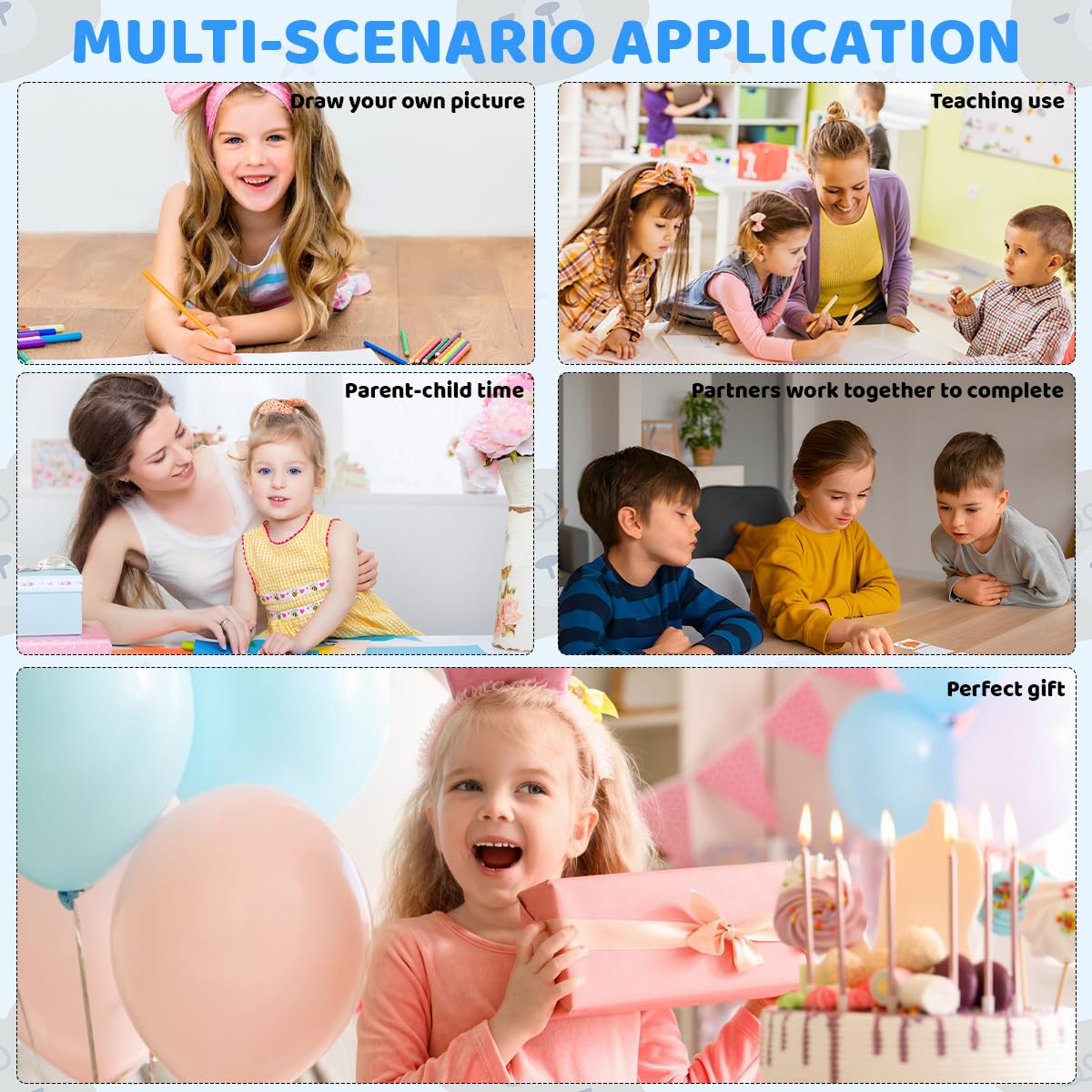 PATPAT Coloring Book for Stress Relief with 48 Sheets and Spiral Bound Hard Cover | 8.5x11 for Kids and Adults