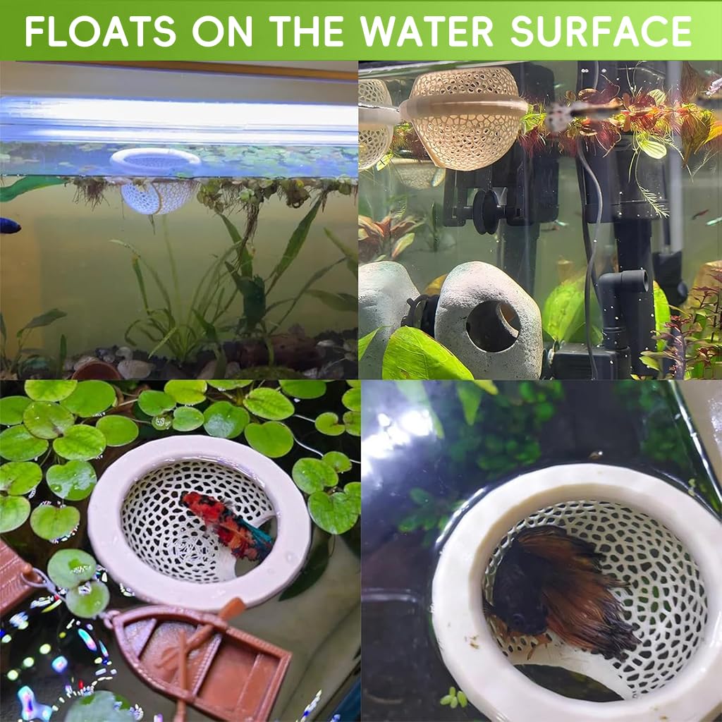 Floating Betta Fish Rest Dome 3.9
