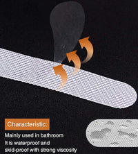 Supvox® Bathtub Anti-Slip Sticker PEVA 24pcs Self-adhensive Anti Slip Tape for Bathtub,Wet Floor,Bathroom Anti Slip Tape, Anti Slip Sticker for Stair,Ladder Anti Slip Tape