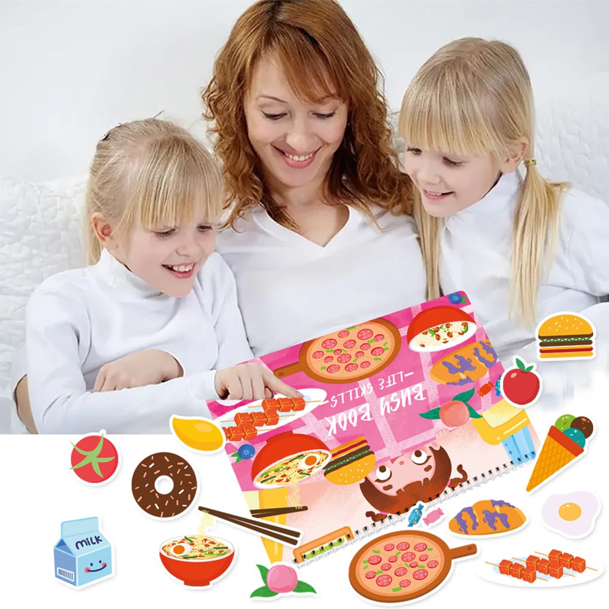 SNOWIE SOFT Kids Learning Book for Toddlers with Interactive Puzzles and Stickers | Early Education Toy for Ages 2–5