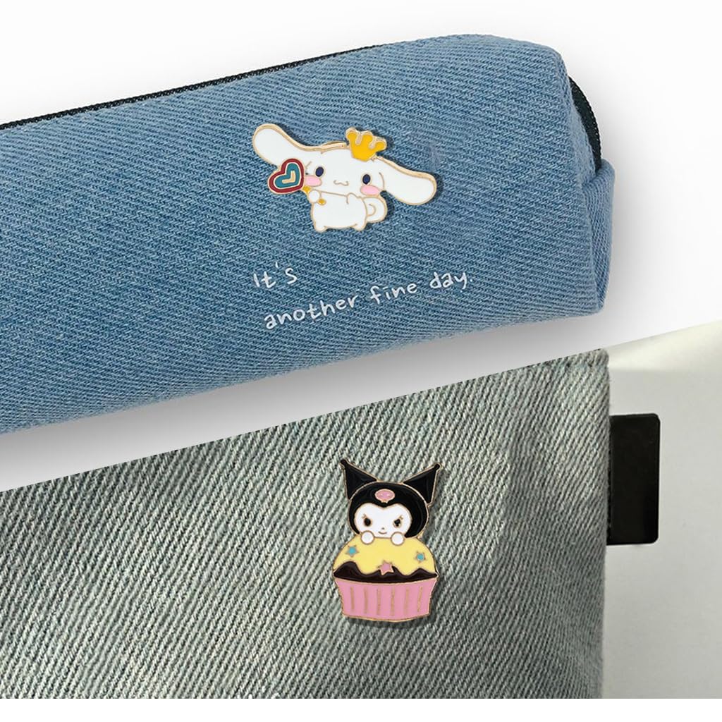 SANNIDHI Brooch Pin Set for Clothes and Bags with Safety Buttons Alloy | 9 Cute Designs