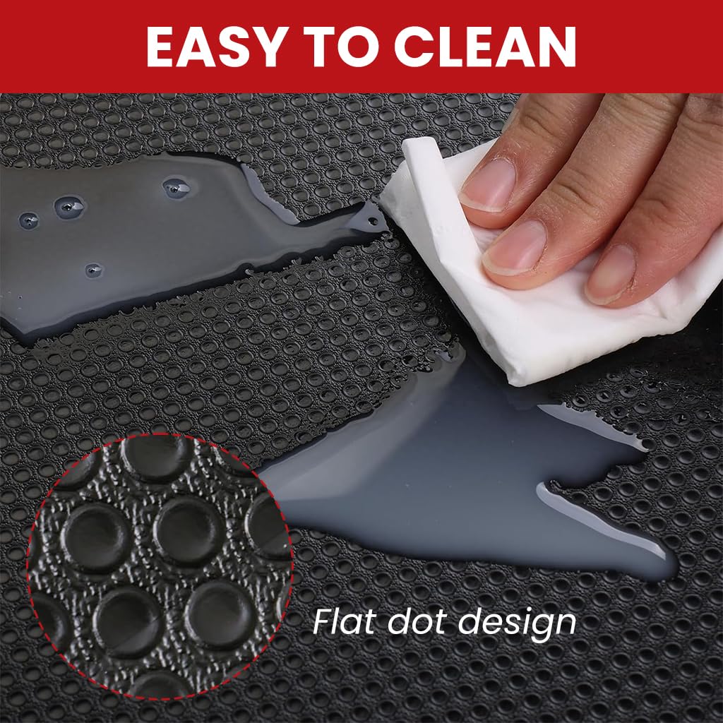 HASTHIP Cabinet Liner Mat for Drawers and Shelves featuring Anti Slip Dot Pattern 45cm x 300cm EVA | Waterproof and Trim to Fit