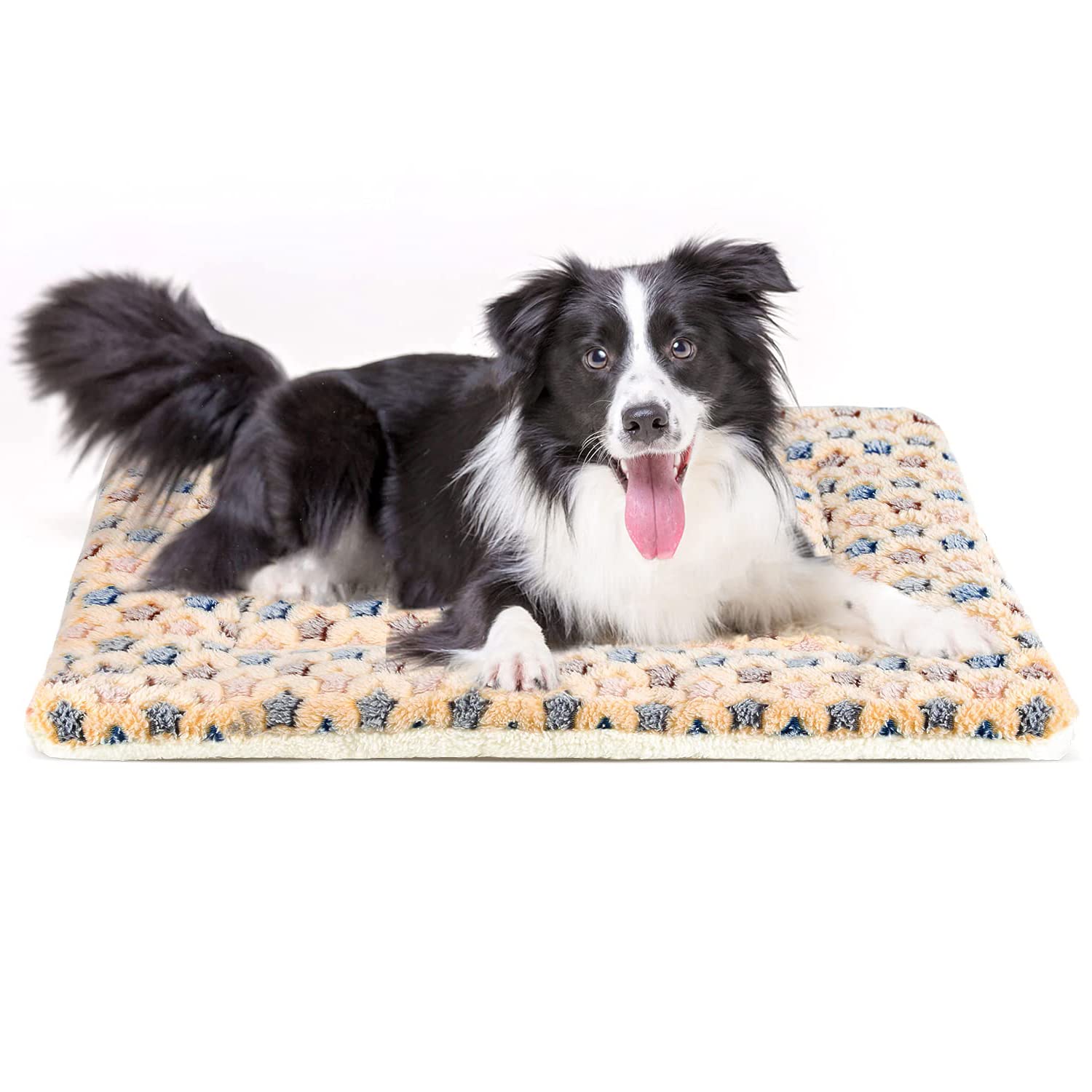SNOWIE SOFT Pet Bed Cushion for Dogs and Cats featuring 60×80cm Cotton Fleece Pad | Washable Mat