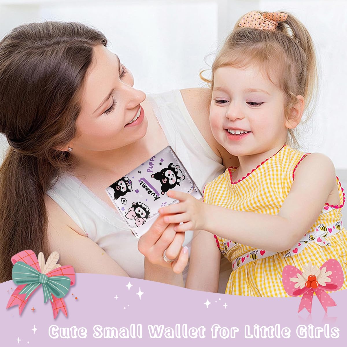 PALAY Kuromi Purse for Girls featuring Removable Strap and Silicone Body 4.33×5.9×1.57 in | Cute Crossbody Phone Bag