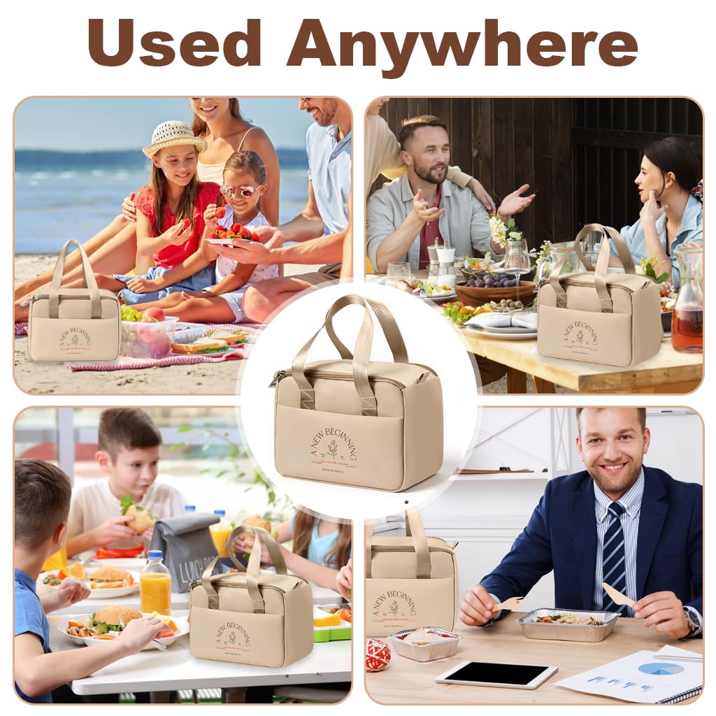 Supvox Reusable Lunch Box for Men and Women | Compact Lunch Bag for Daily Meals