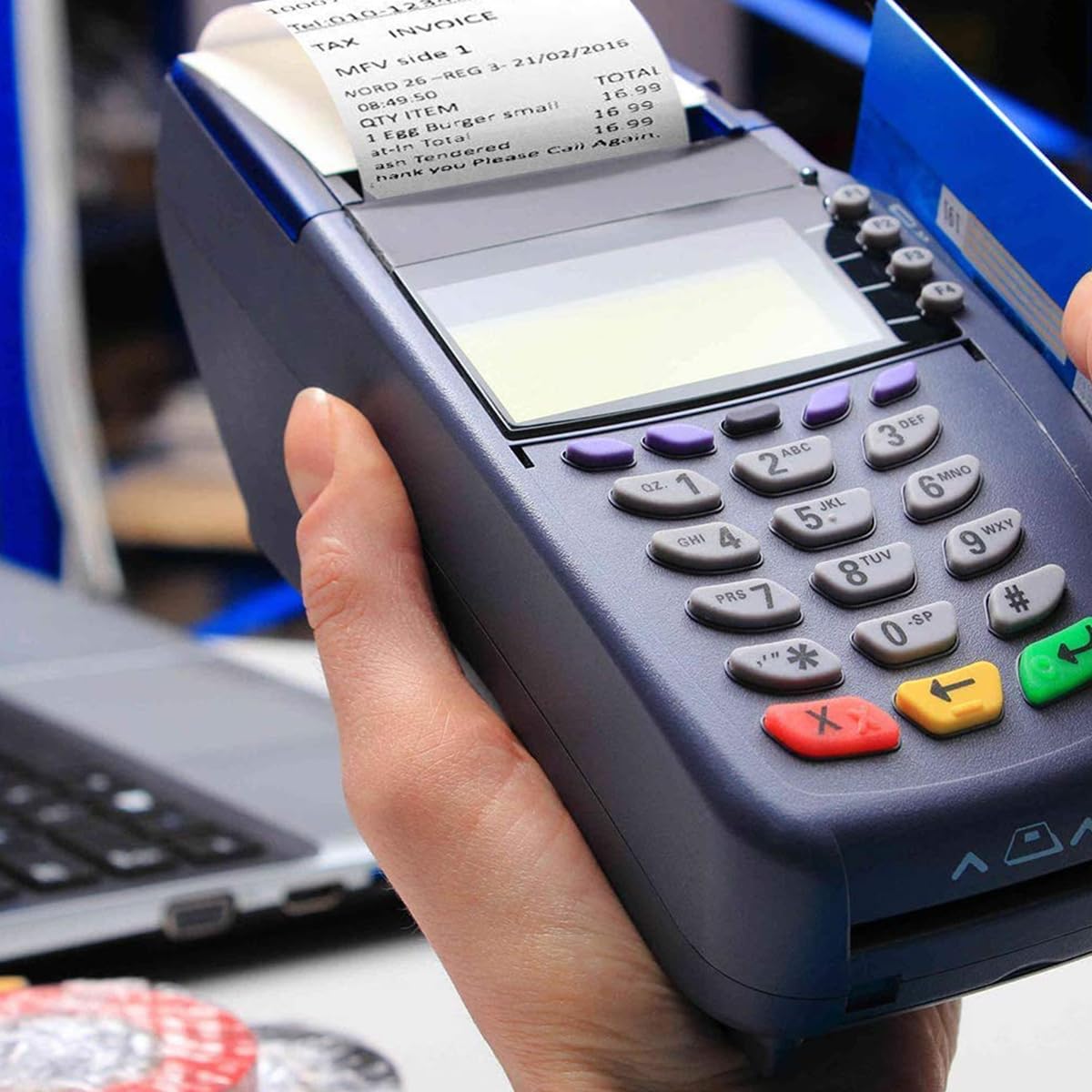 Zeitel Label Sticker Print Paper for Mini Bluetooth Thermal Printers 57x25mm White | 5 Rolls Ink Free Eco Friendly