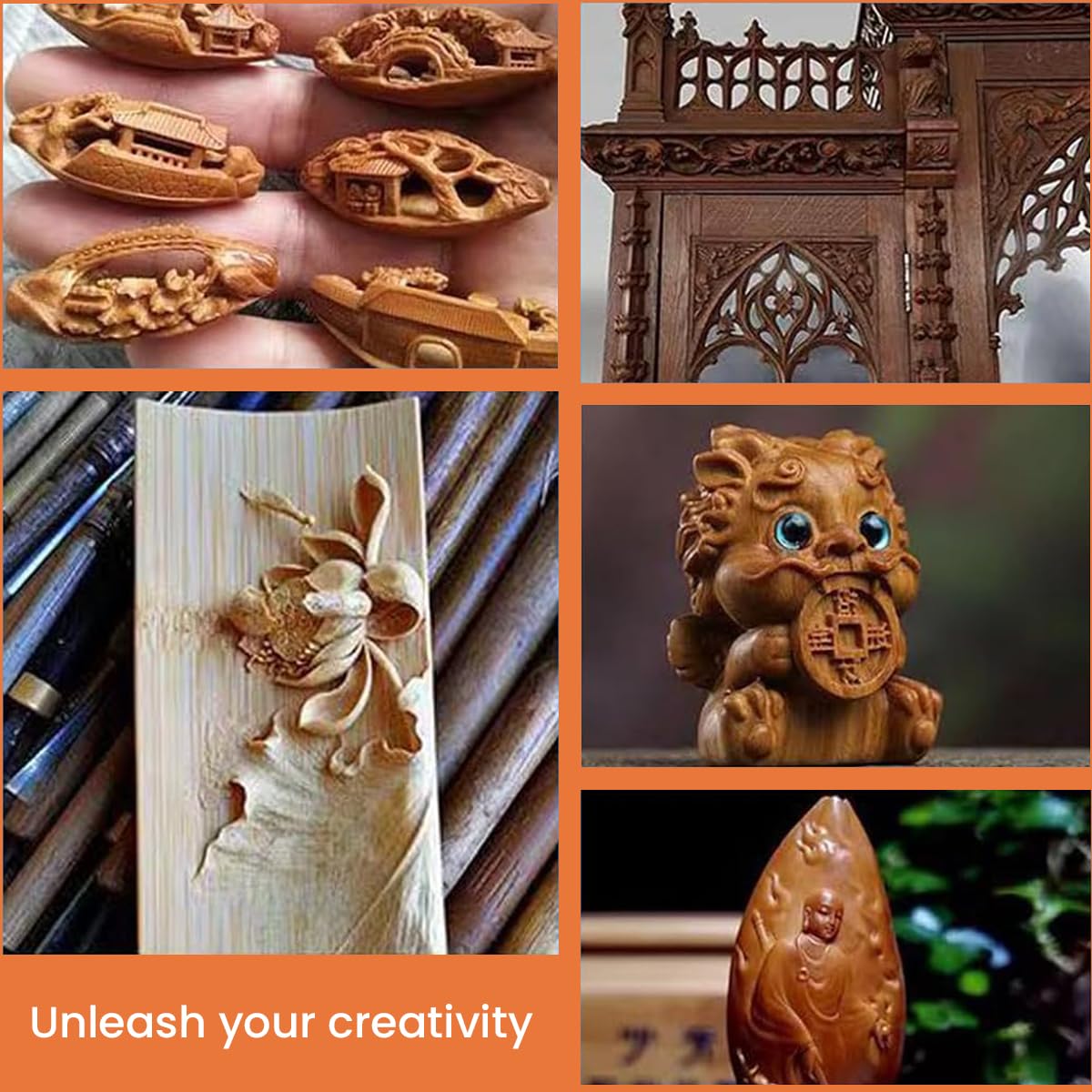 Serplex Stainless Steel Detail Carving Bits for Rotary Tool 18PCS Set with Needle Tips | Versatile for Wood Engraving and Polishing