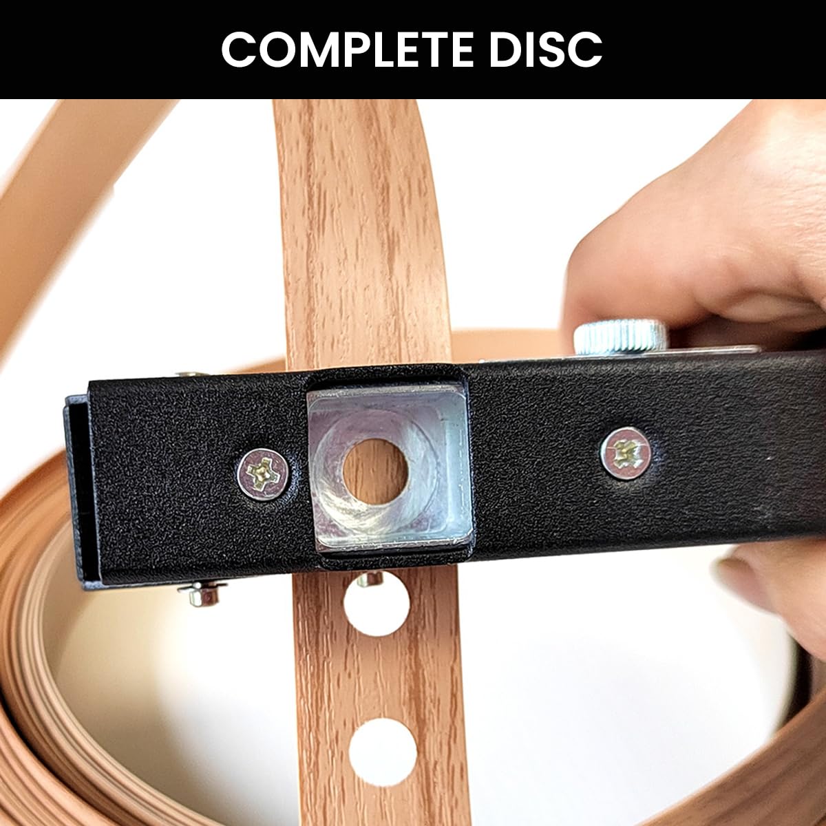 Serplex Single Hole Punch for Tags and Paper featuring 15mm Round Punch | Spring Loaded Design