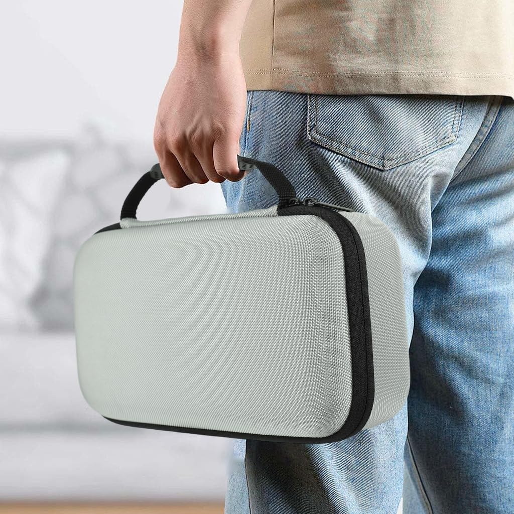 ZORBES Carry Case for Mac mini M4 with Dual Zipper and 28x13cm Plush Pouch | EVA Hard Shell Travel Bag