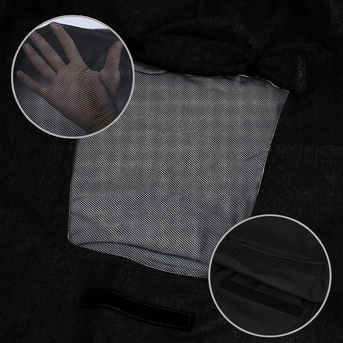 SNOWIE SOFT Sun Shade for Stroller with Mesh Window and Waterproof UV Protection | Universal Fit