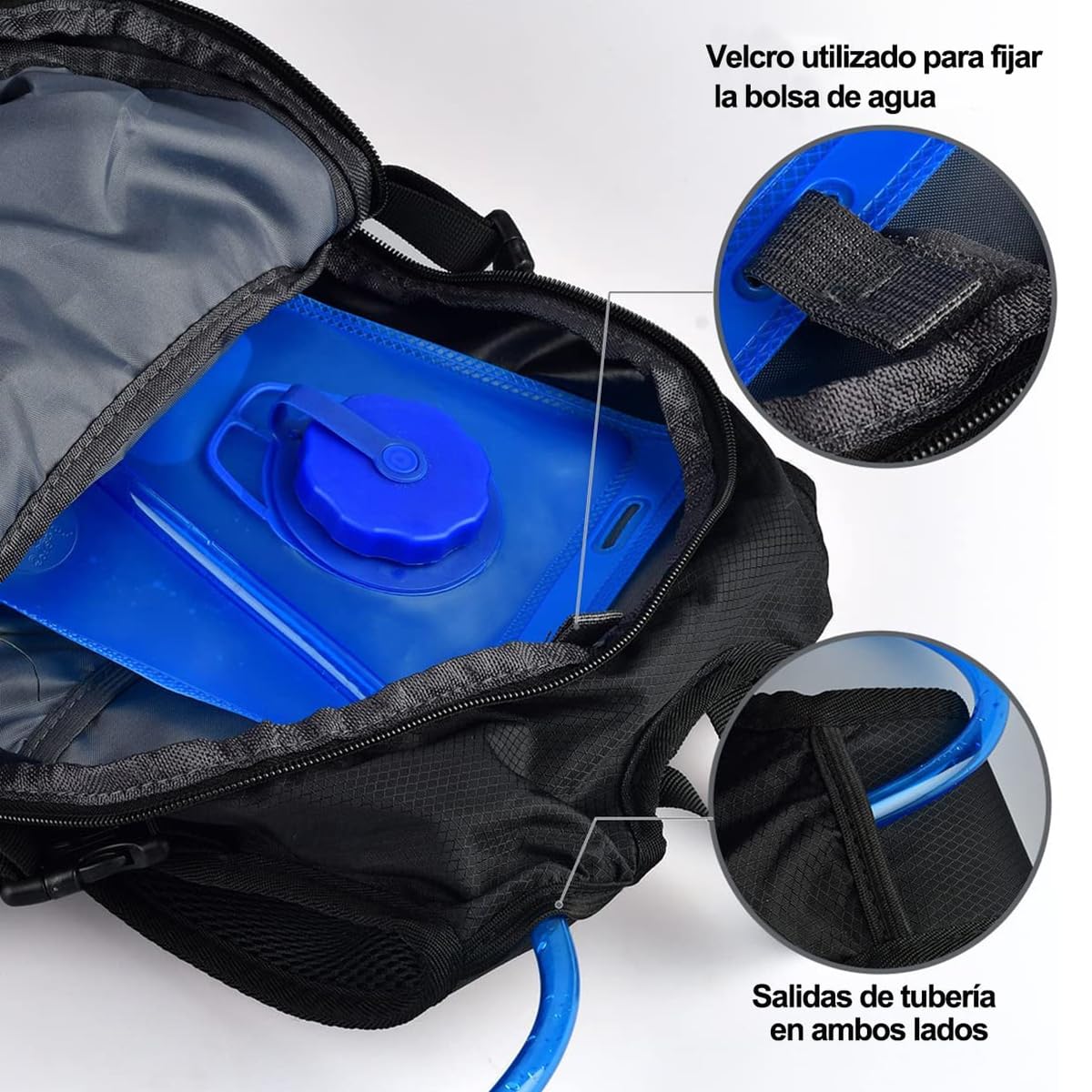 Optifit Outdoor Cycling Backpack for Hiking and Running featuring 2L Hydration Pack | 18L Lightweight Waterproof Design