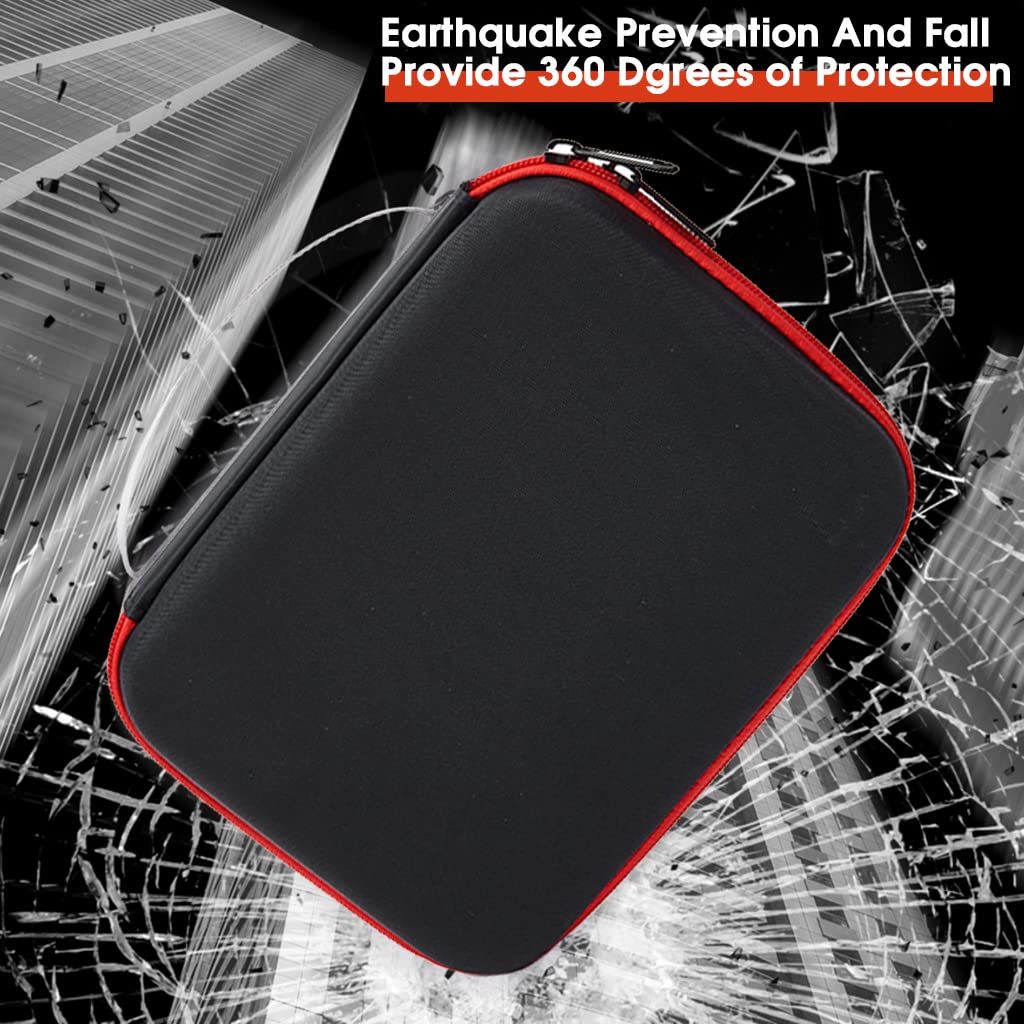 ZORBES Storage Bag for DJI Osmo Mobile 6 with Hard Shell EVA & PU Material | 2 PCS Black Portable Case