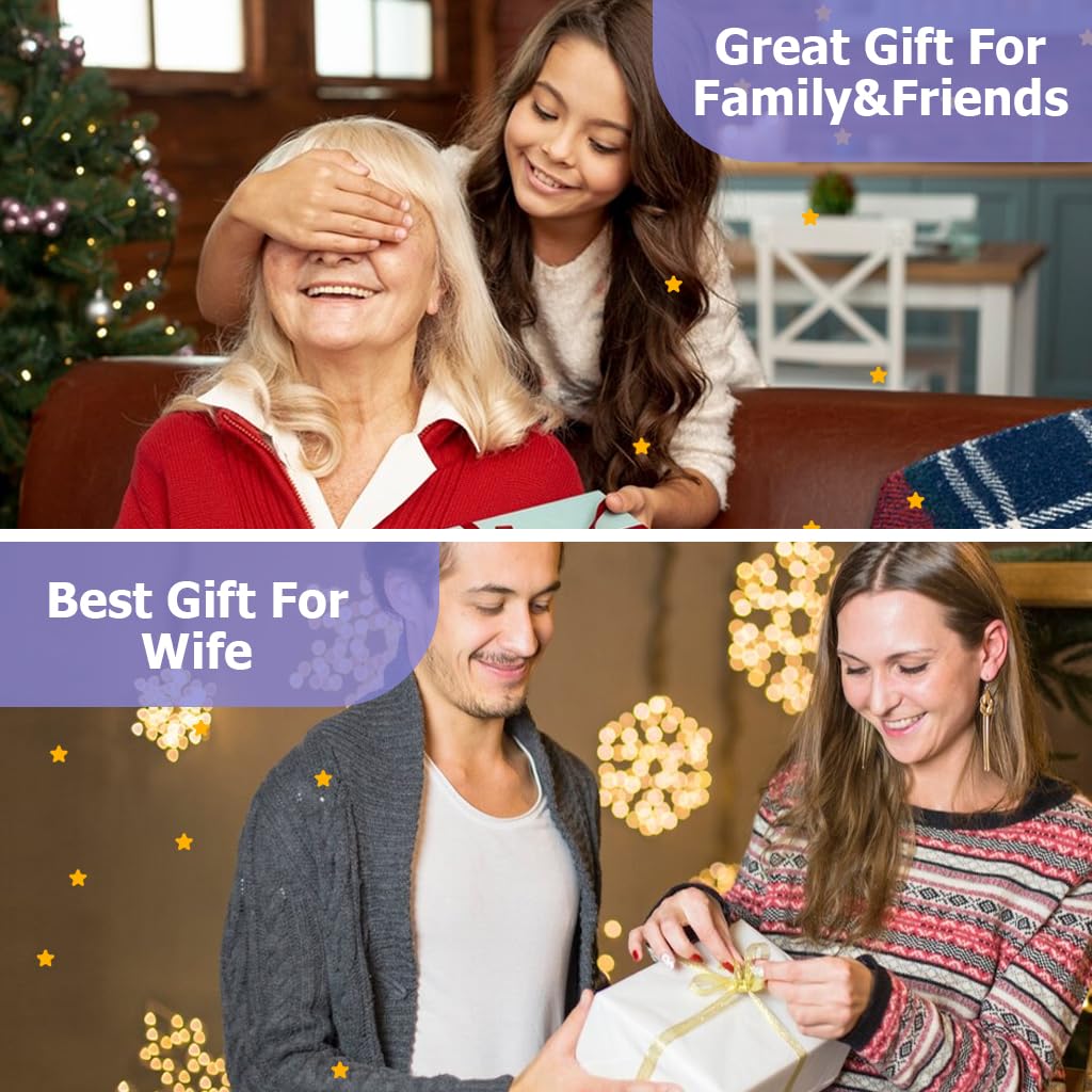 HANNEA Foot Massager Roller for Pain Relief and Deep Relaxation | 3PCS Purple Set