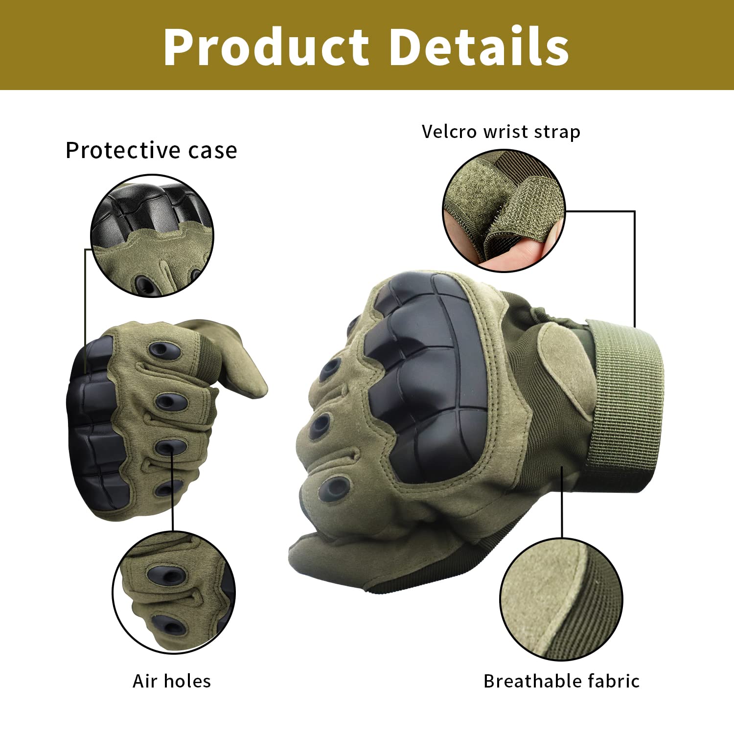 PROBEROS Winter Riding Gloves for Cycling and Running with Touch Screen Fingertips | Featuring Thermal Plush Liner and Anti Slip Silicone Palm