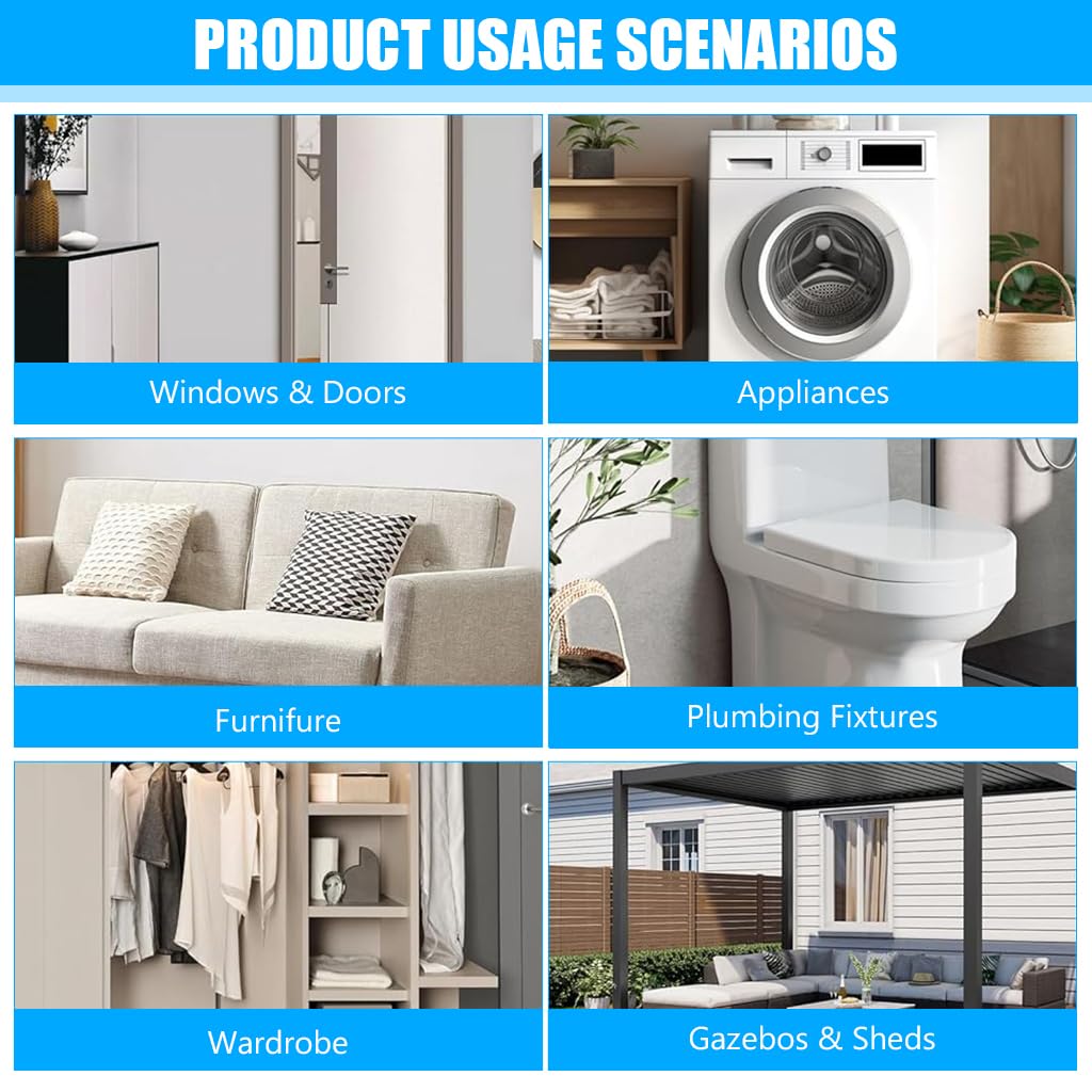 HASTHIP Furniture Leg Cap Anti Slip Shims 40 Pcs with 3.9 in Length | Recycled Plastic Leveling Pads