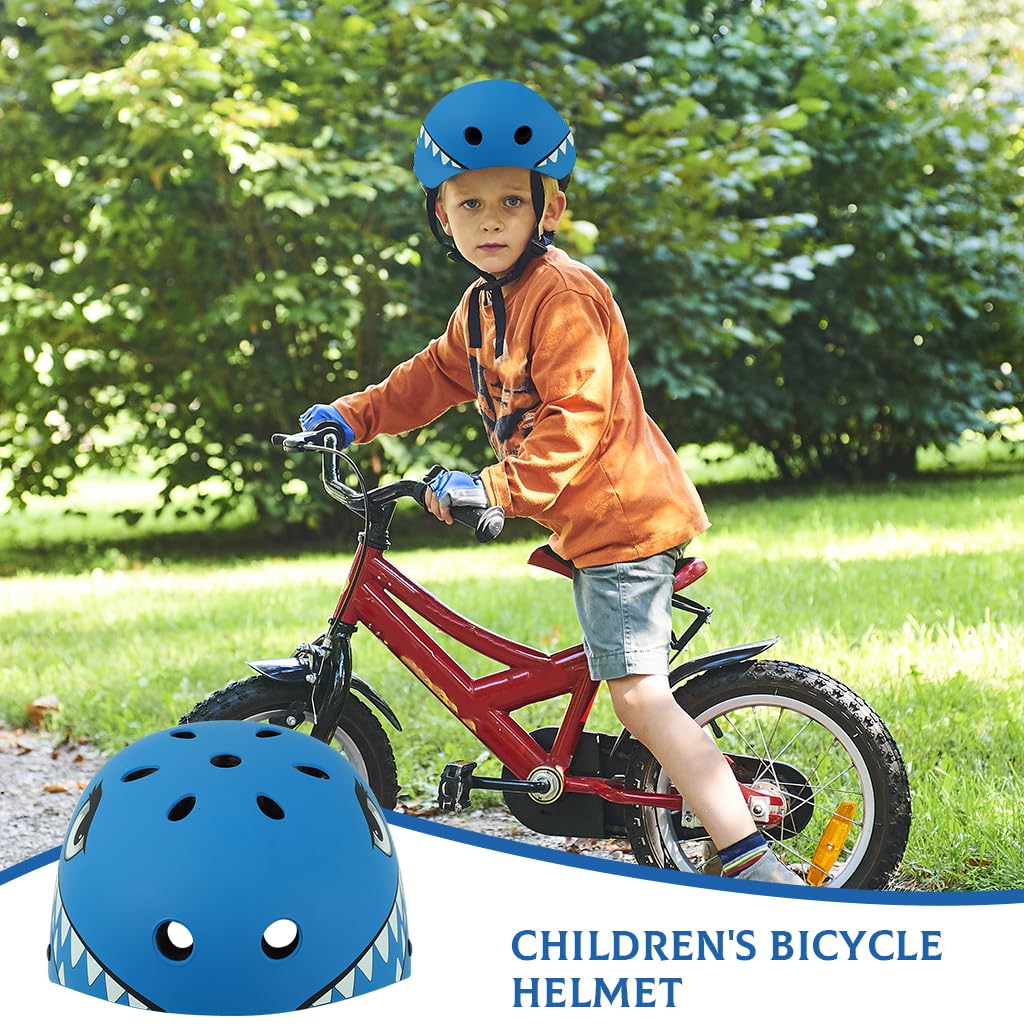 Proberos Kids Cartoon Helmet for Skating and Cycling 50-54cm with ABS Hard Shell | Ages 4-12