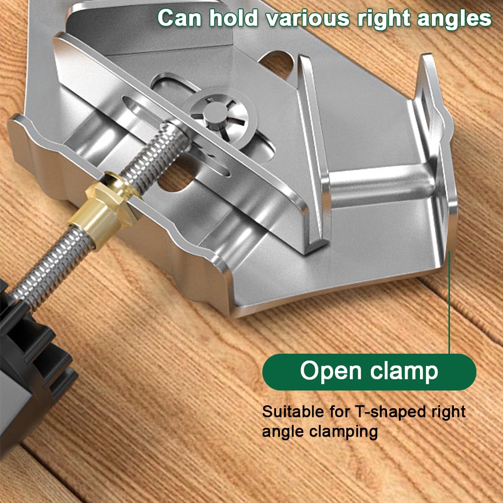Serplex Woodworking Jig for 90° Corner Assembly with Adjustable Clamp | Alloy Steel Pack of 2