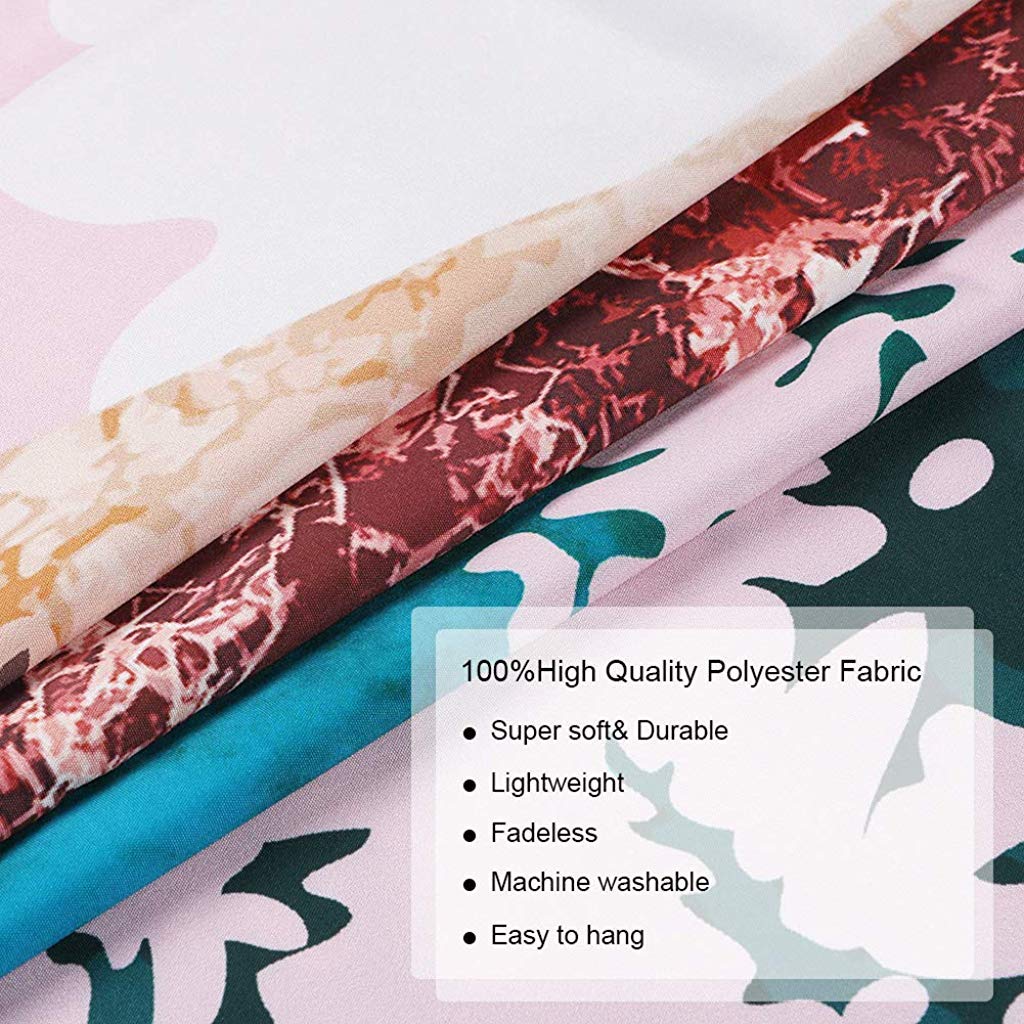 HASTHIP® Sunset Forest Tree Mountain Tapestry Wall Hanging Psychedelic Nature Landscape Art Bed Cover for Bedroom 51X59inches 2 PCS