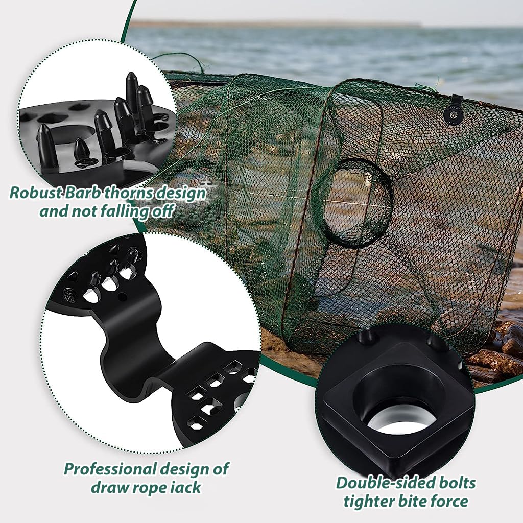 Venzina Sunshade Net Clips for Gardening and Agriculture 30 pcs featuring One Piece Round Design