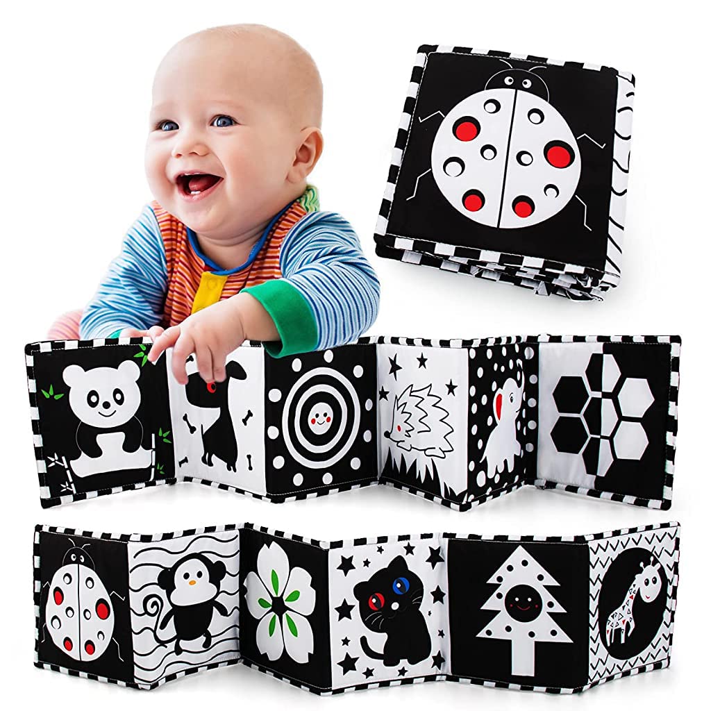 SNOWIE SOFT® Baby Cloth Book (Black)