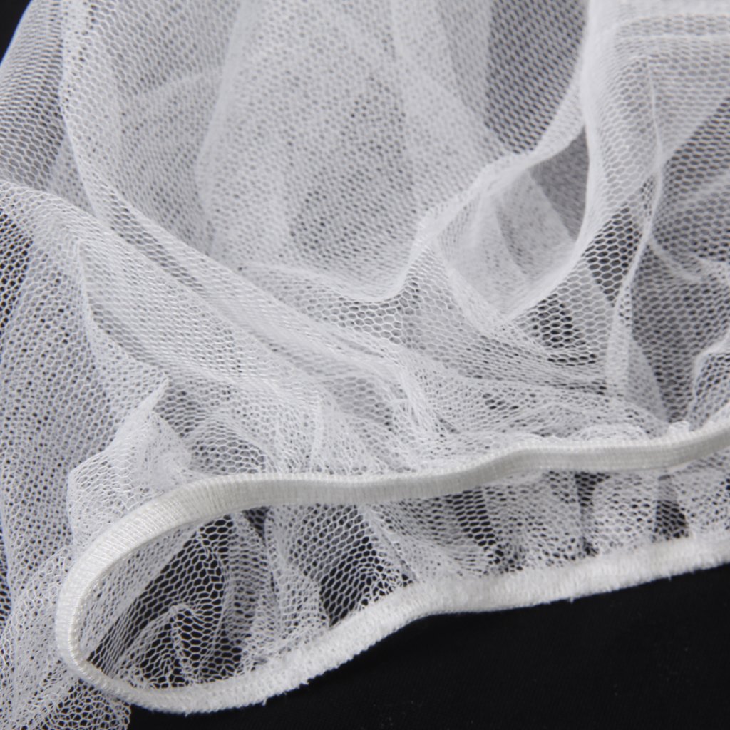 SNOWIE SOFT Mosquito Net for Baby Stroller featuring Elastic Fit and Breathable Mesh | 2 PCS White