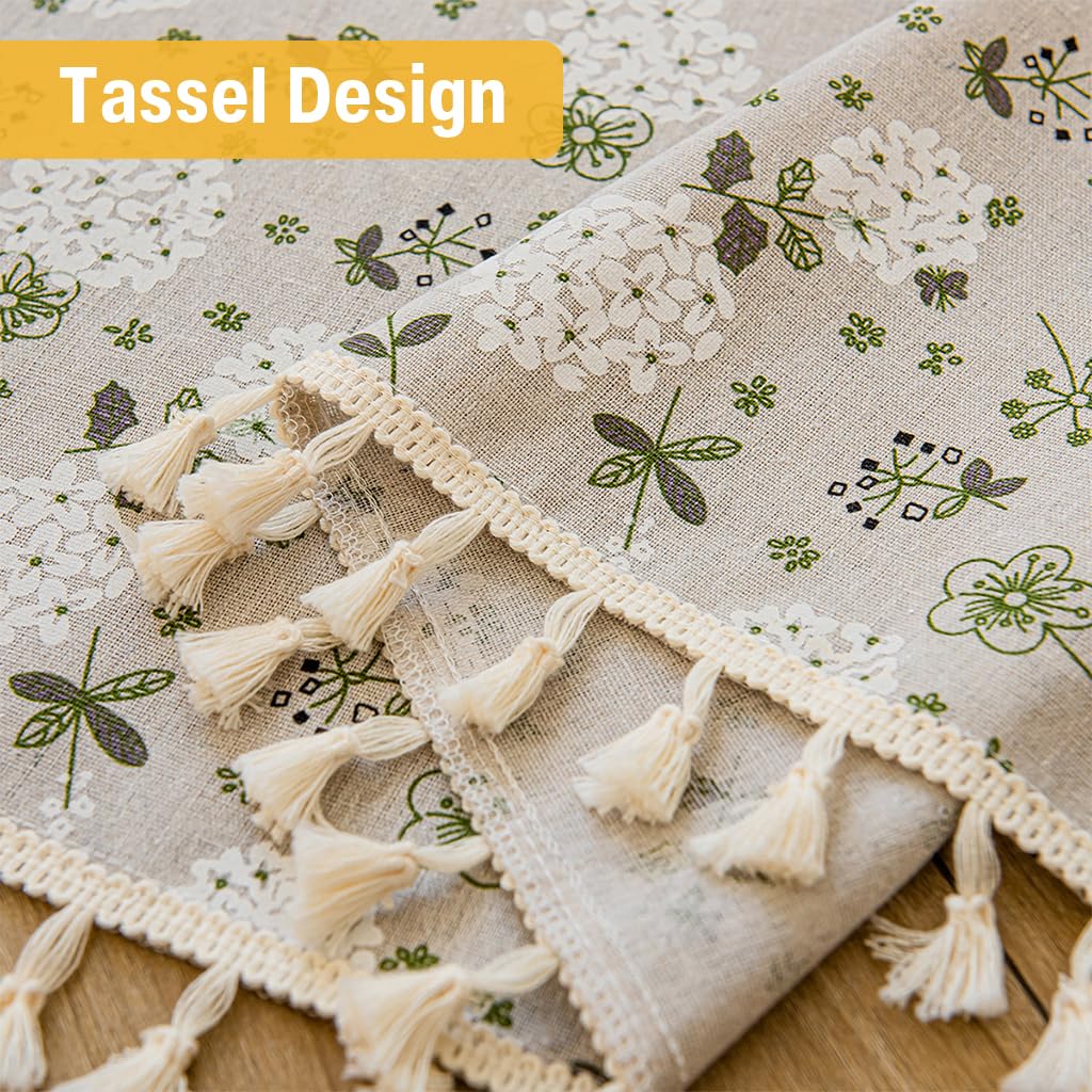 HASTHIP Kitchen Short Curtain for Cafe and Restaurant featuring Textured Striped Semi Sheer Fabric W52 x L18 in