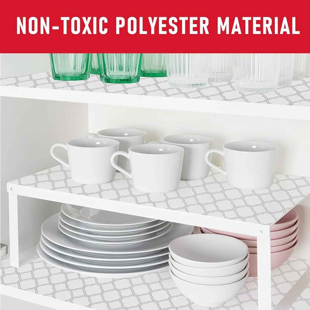 Supvox® 2-in-1 Fridge Mats and Fresh-Keeping Shelf Liners, Absorbs Excess Moisture, BPA-Free,6 Pack, 12