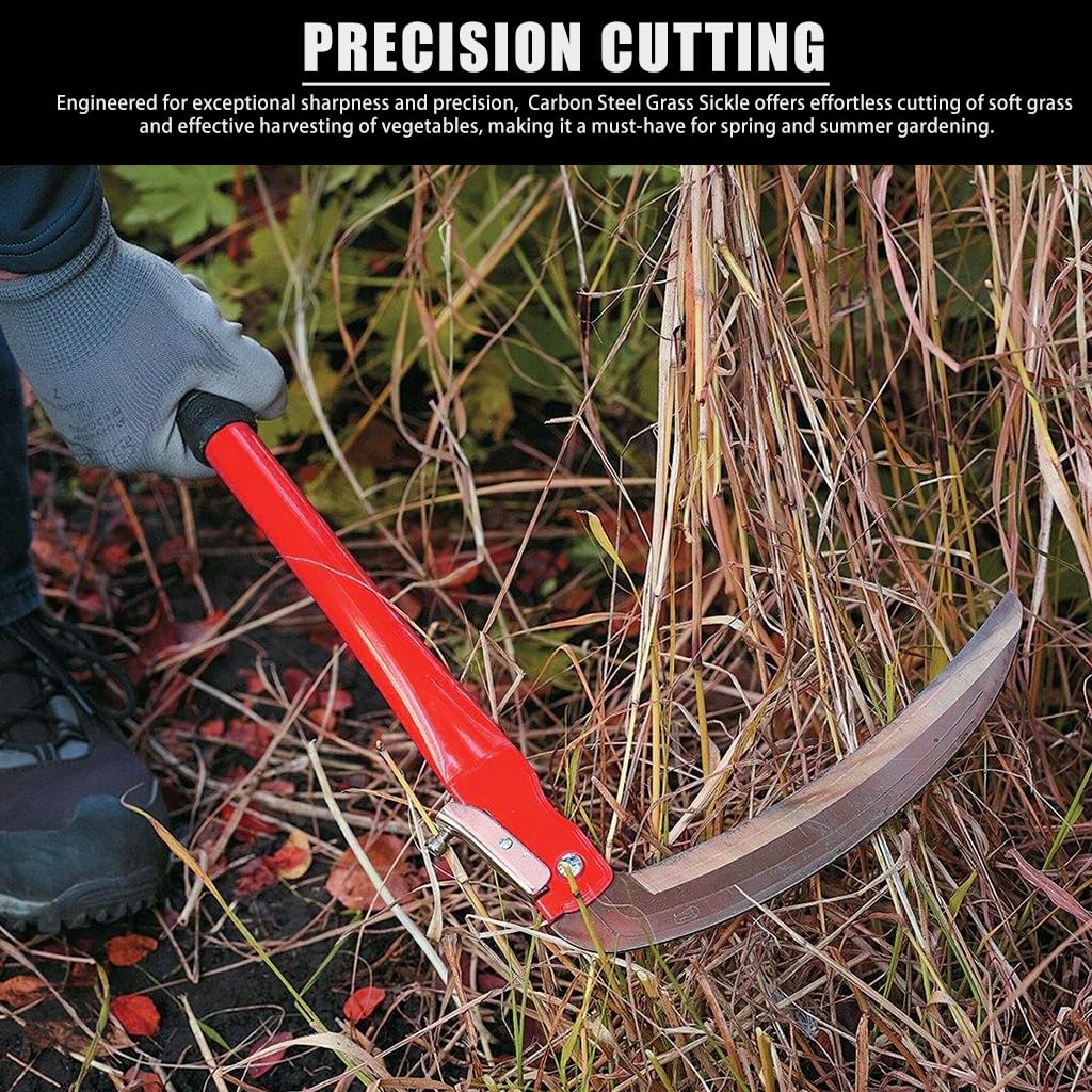 ZIBUYU Agricultural Tool for Farm Work with Folding Mechanism and Ergonomic Steel Handle