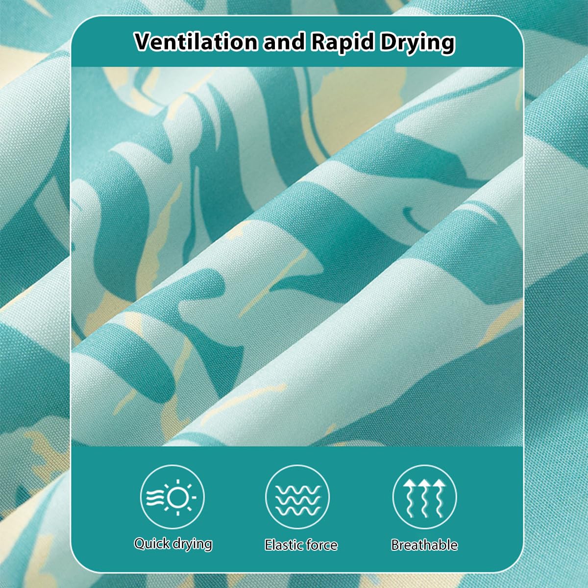 Optifit Swimming Trunk for Men with Double Layer Compression Liner 42cm | Quick Dry Shorts