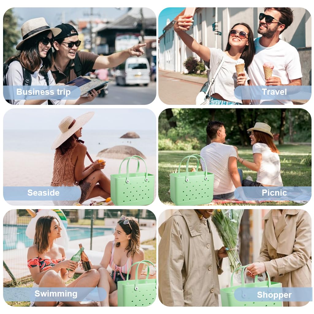 PALAY Shower Caddy Bag for Bathroom and Beach with Mesh Vent Holes 38x30x13 cm EVA