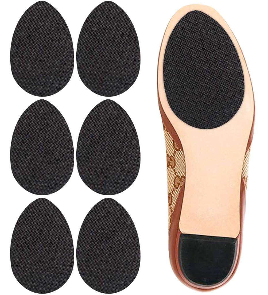 PALAY® Self-Adhesive Non-Skid Shoe Pads, Anti-Slip Shoe Sole for Women, Sole for shoes High Heels, Flats,Wedge heel Sole Protector of 3 Pairs