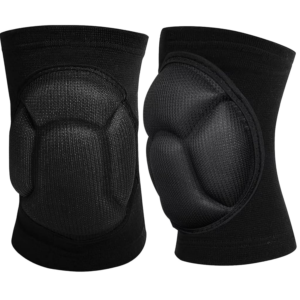 ZIBUYU® Knee Pads for Garden, Gardening, House Cleaning, Construction Work, Dancing, Volleyball, Flooring, Climbing, Riding Kneepads with Thick EVA Foam Padding