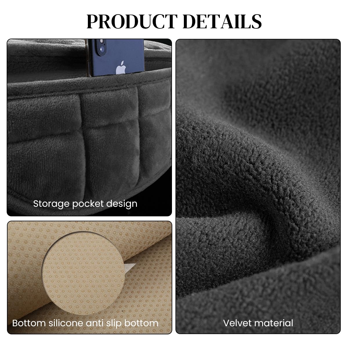 STHIRA® Comfortable Ultra-Soft Memory Foam Car Seat Cushion Cover