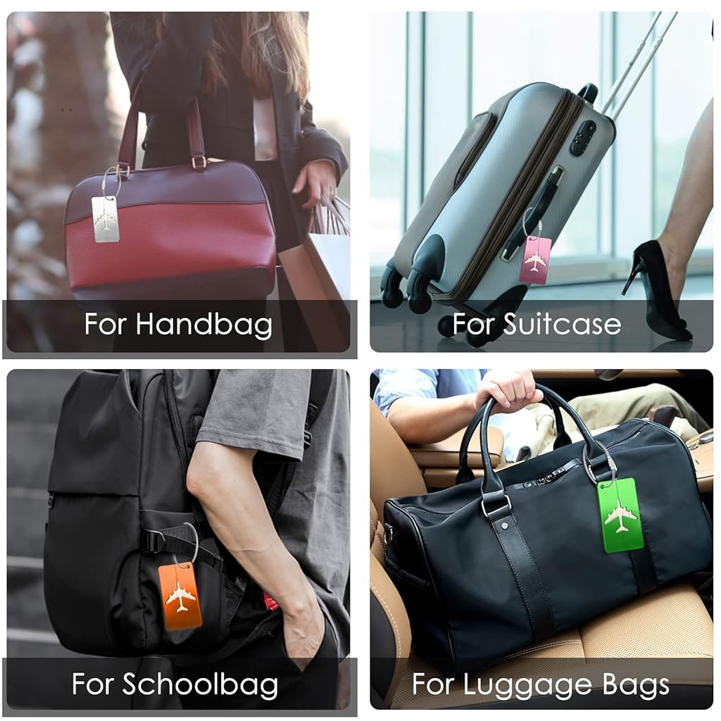 ZIBUYU® Luggage Tags, PVC Identification