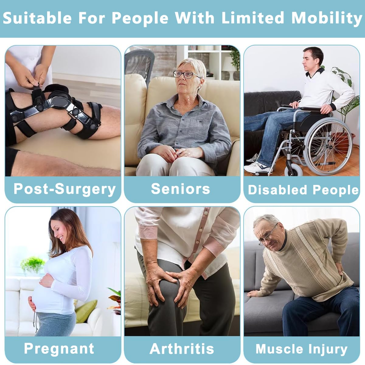 HASTHIP Shoe Horn Long Handle for Easy Dressing with 24–34 in Adjustable Dual End | Ideal for Limited Mobility Users