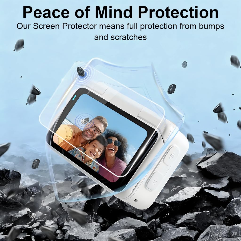 ZORBES Screen Protectors for Insta360 GO Ultra with 4PCS Tempered Glass & Oleophobic Coating