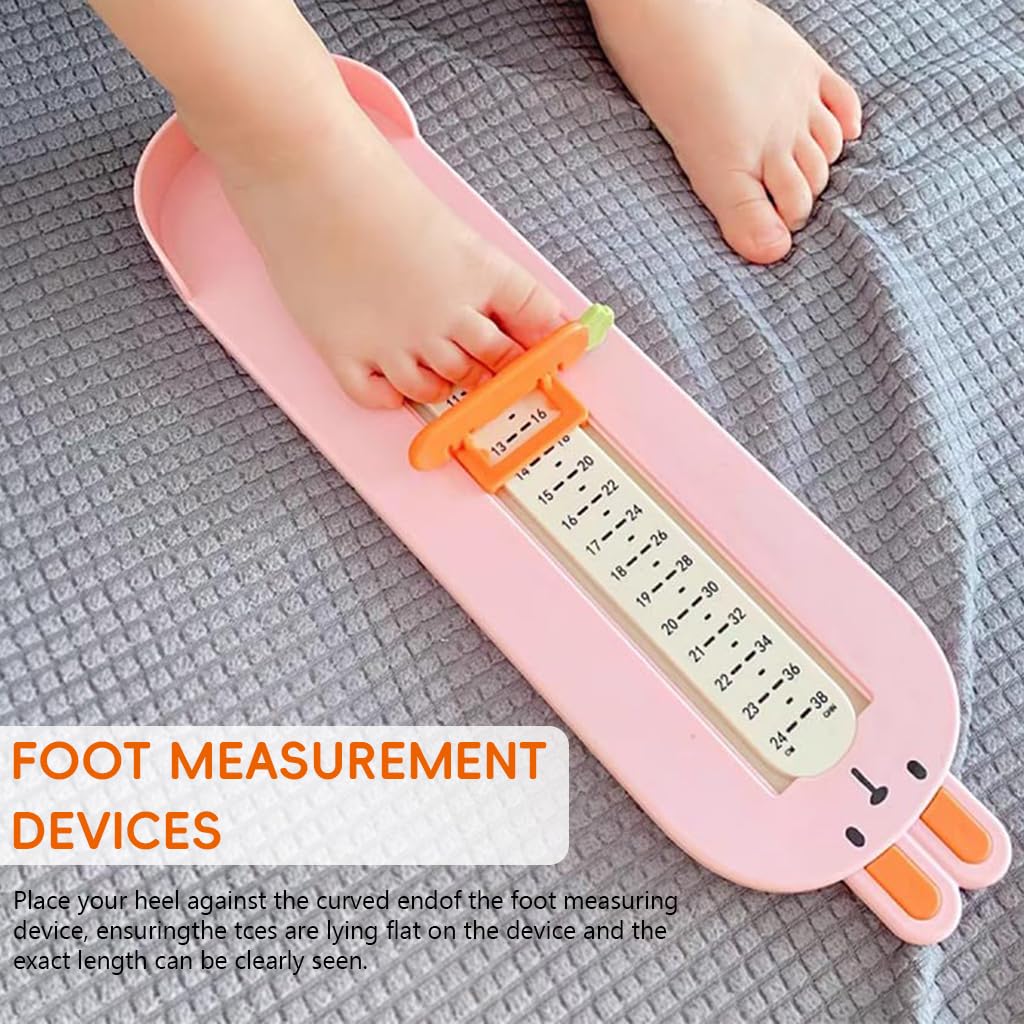 HASTHIP Foot Length Gauge for Baby and Kids with CM & EU Dual Scale | Sliding Block Design