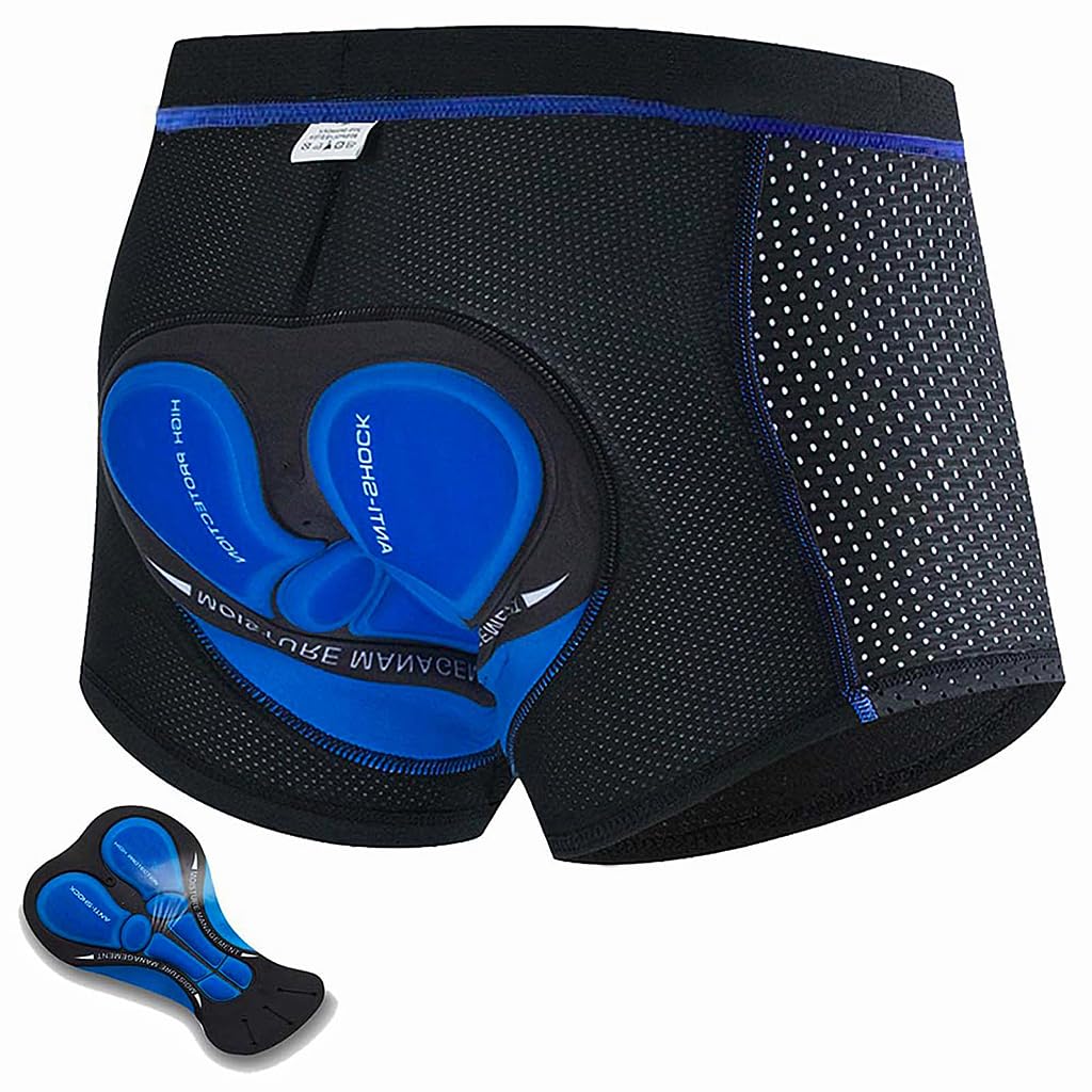 PROBEROS Men's Cycling Shorts for Long Rides with 3D Gel Padding and Breathable Nylon | Quick Dry Comfort