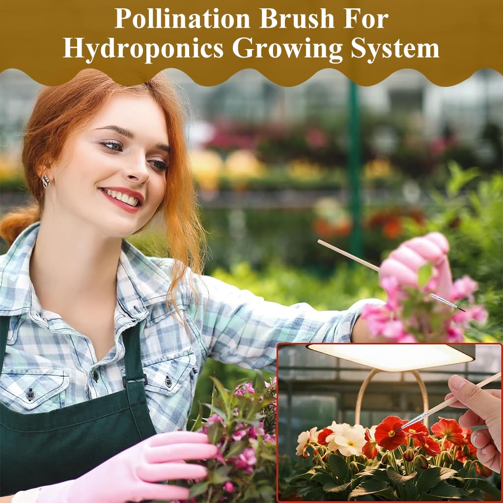 HASTHIP Pollinating Brush for Improving Pollination in Garden Flowers and Fruits | Handheld Tool