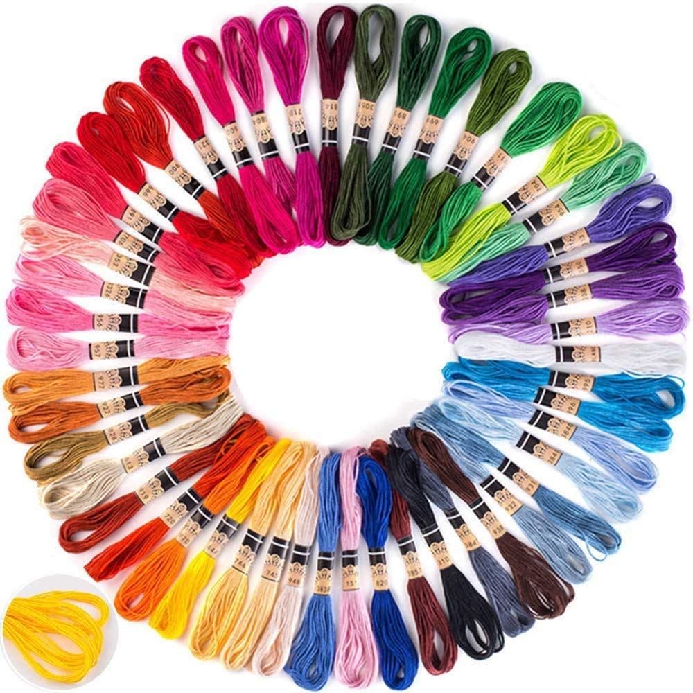 ZIBUYU® 50 Skeins Embroidery Thread