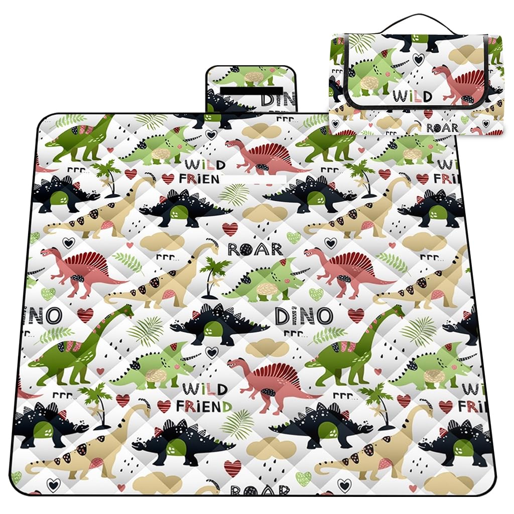 PROBEROS Picnic Blanket for Outdoor Use with 2x2m Waterproof PEVA Layer | Self Packable Design