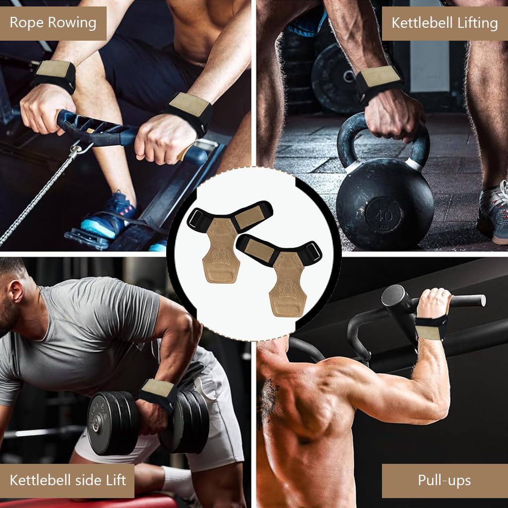 Proberos Fitness Gloves for Weight Lifting with Anti Slip Palm and Breathable Fingerless Design