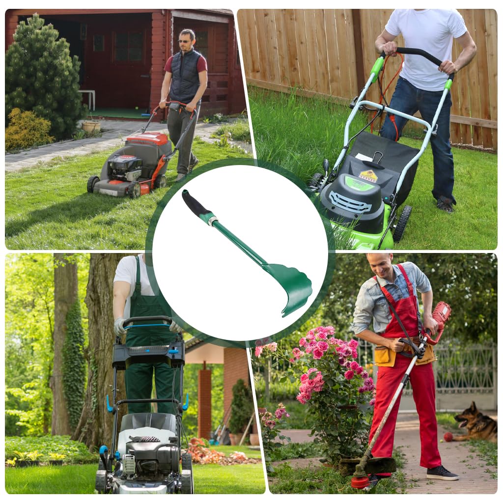 HASTHIP Lawn Mower Cleaning Scraper for Grass Build Up | 16 inch Metal Blade with Anti Slip Handle