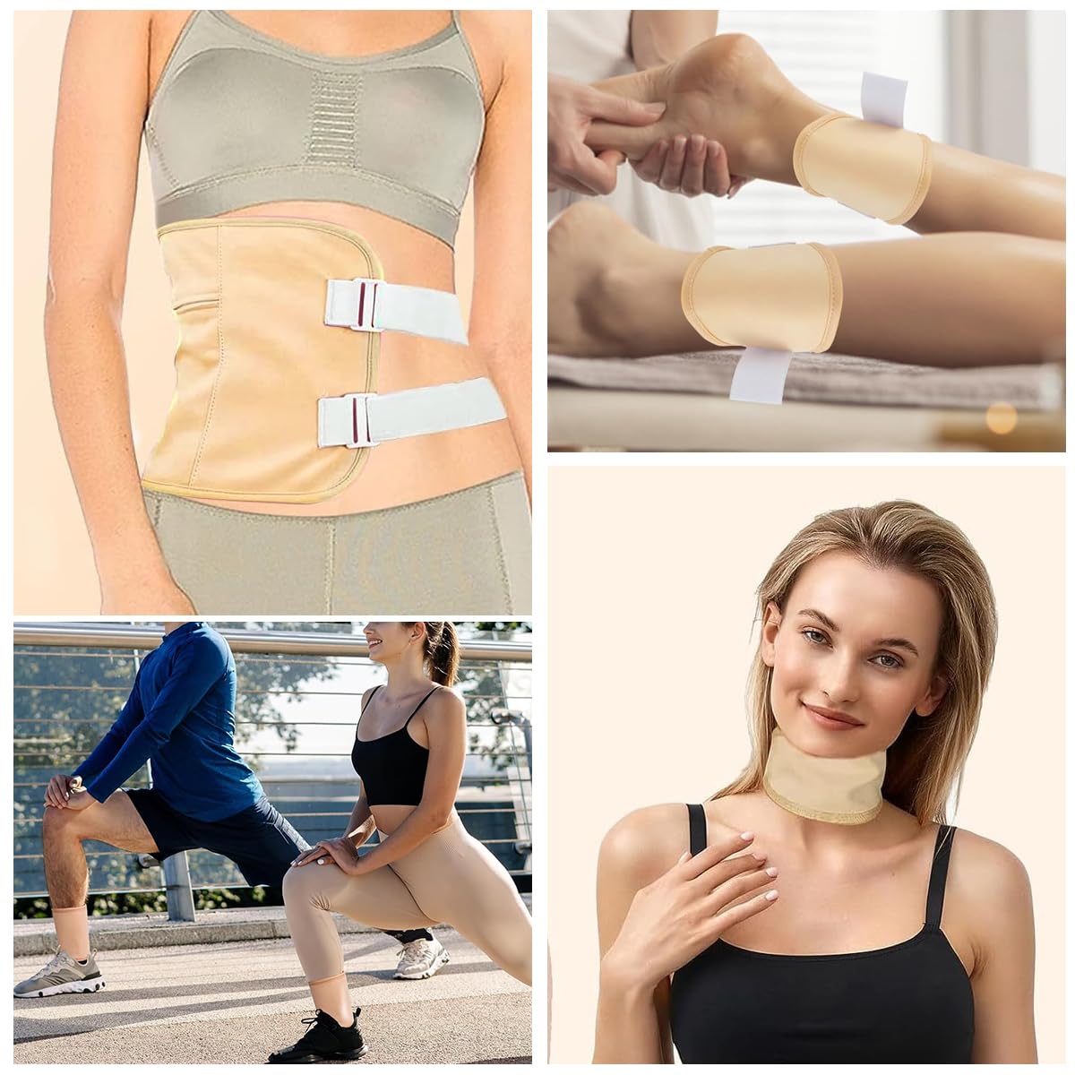 HANNEA Castor Oil Pack Wrap Kit for Liver Detox with Adjustable Elastic Straps | 12PCS Organic Cotton Reusable Pads