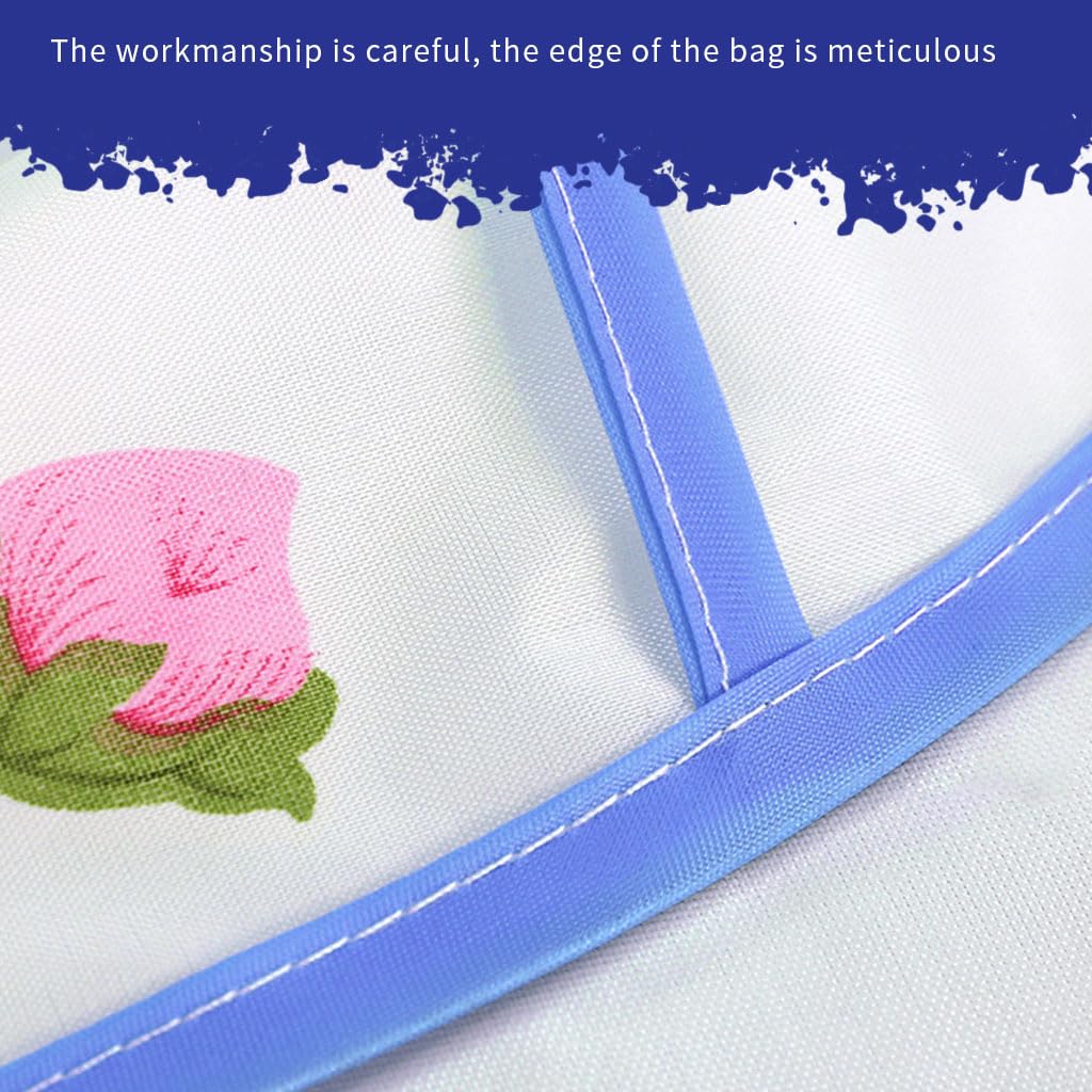 SNOWIE SOFT Haircut Cape for Kids with Clear Front Window and Hair Catcher | 60cm Foldable Waterproof Cloak