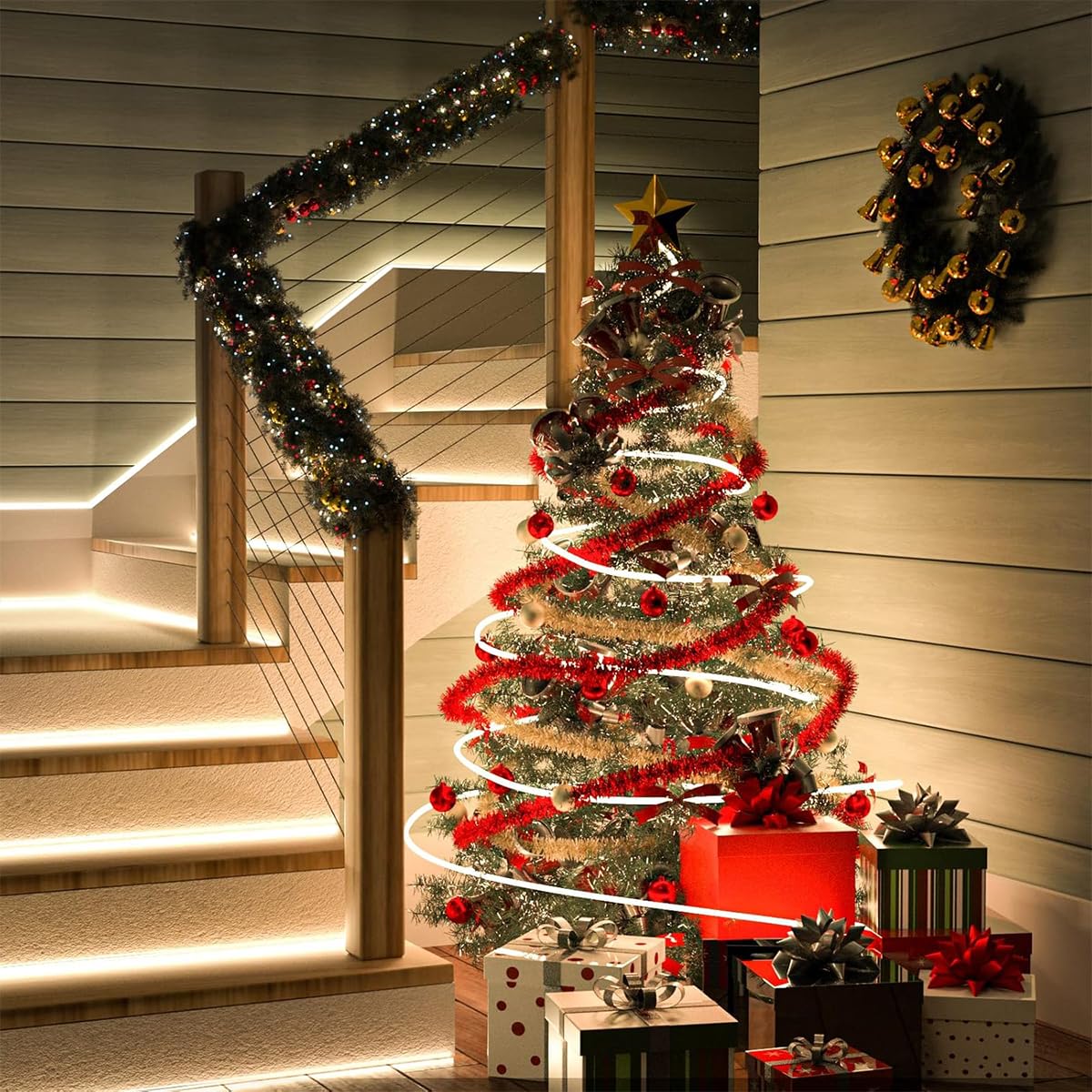 Serplex LED Light Strip Wall Channels for Under Cabinet Lighting with Diffused Cover and Aluminum Design 3.3ft