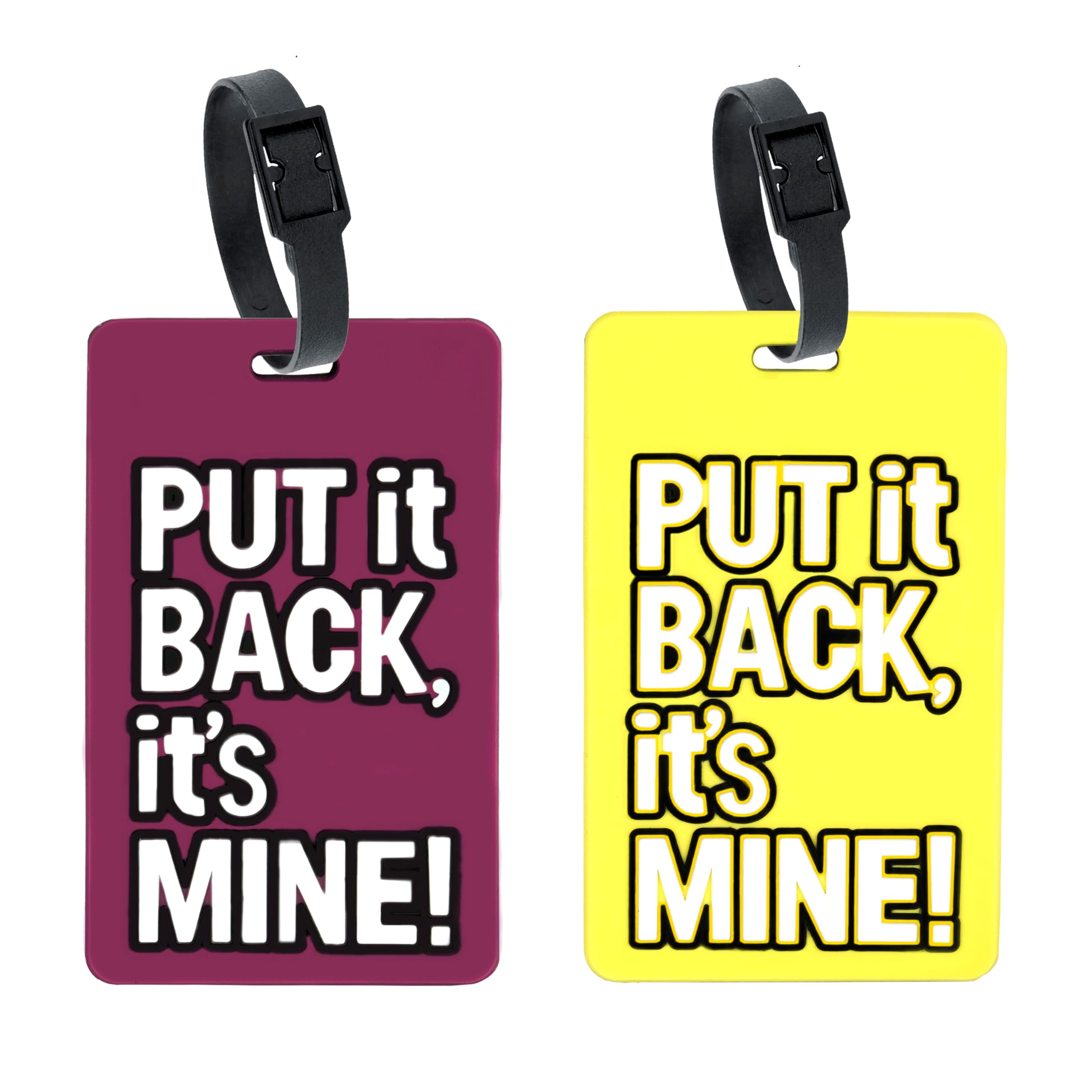 ZIBUYU® Luggage Tags, PVC Identification