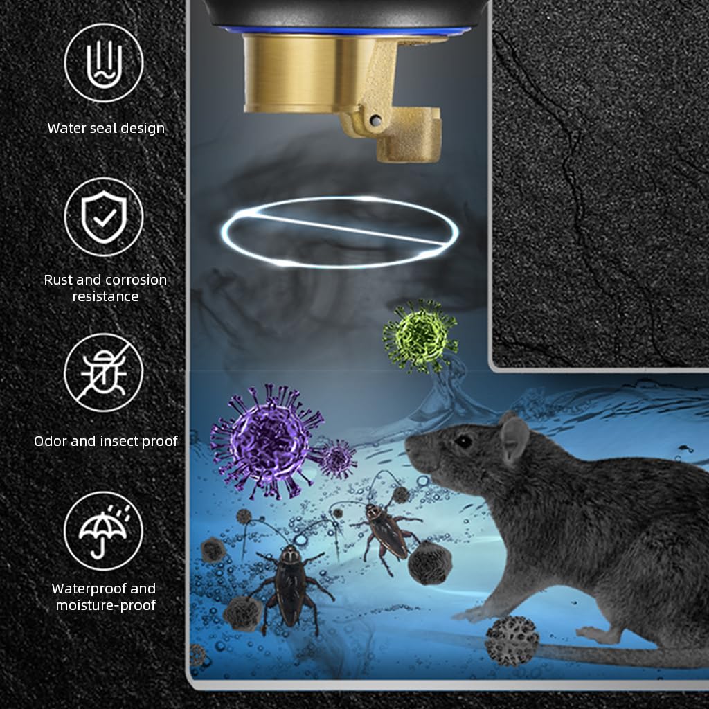 HASTHIP Bathroom Linear Shower Drain 30×8 cm for Modern Showers with Anti Odor System | Stainless Steel Flush Mounted Design